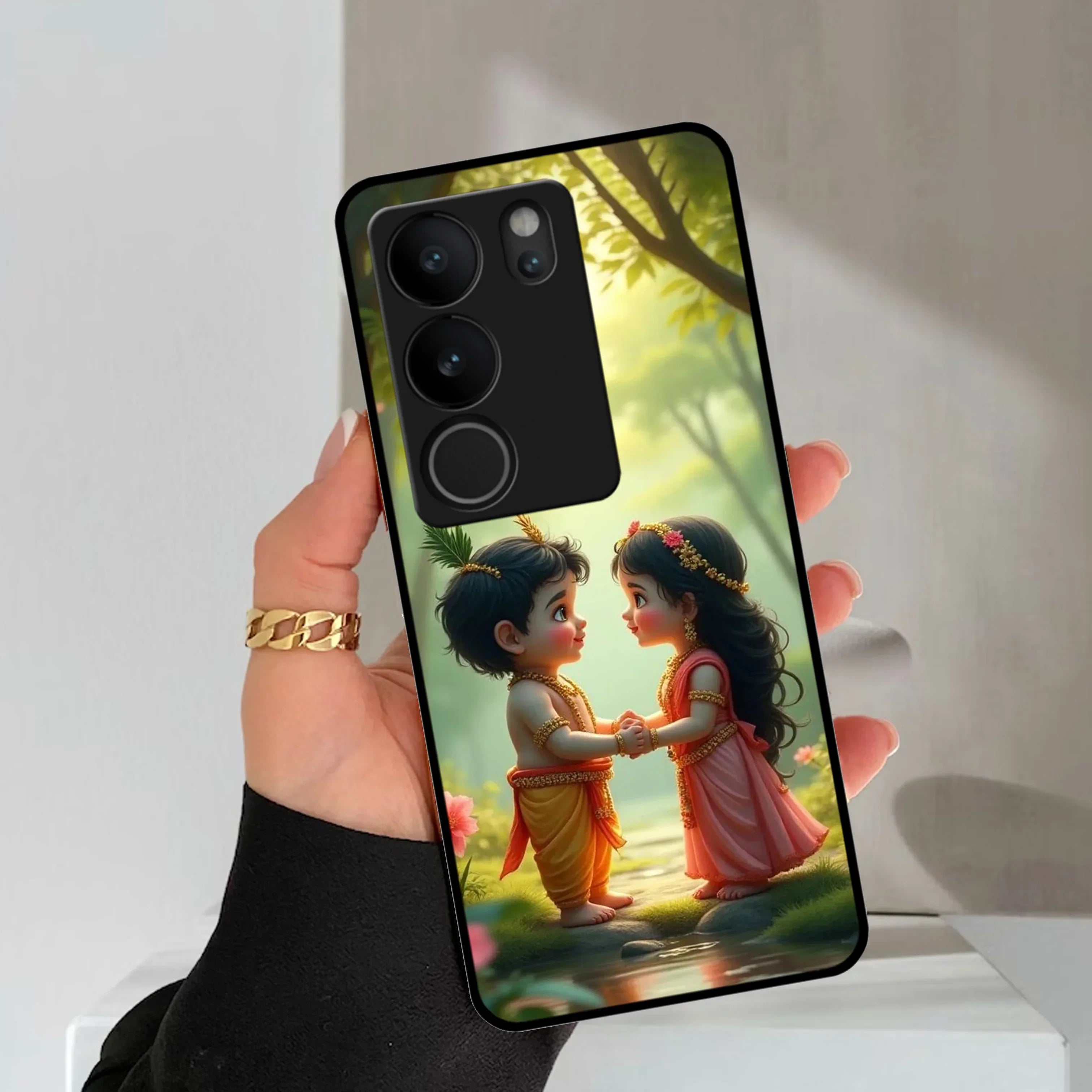 Heavenly Bond Glossy Metal Case Cover For Vivo - ShopOnCliQ