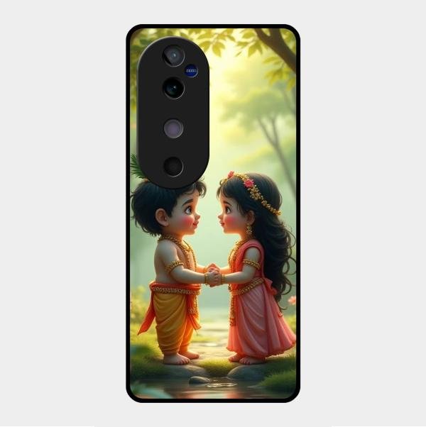 heavenly bond glossy metal case cover for Vivo V40 5G