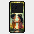 heavenly bond glossy metal case cover for Vivo X80 Pro 5G