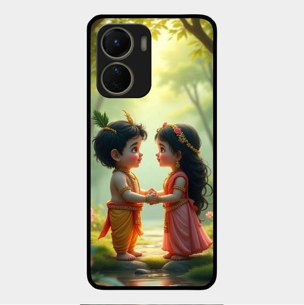 heavenly bond glossy metal case cover for Vivo Y16