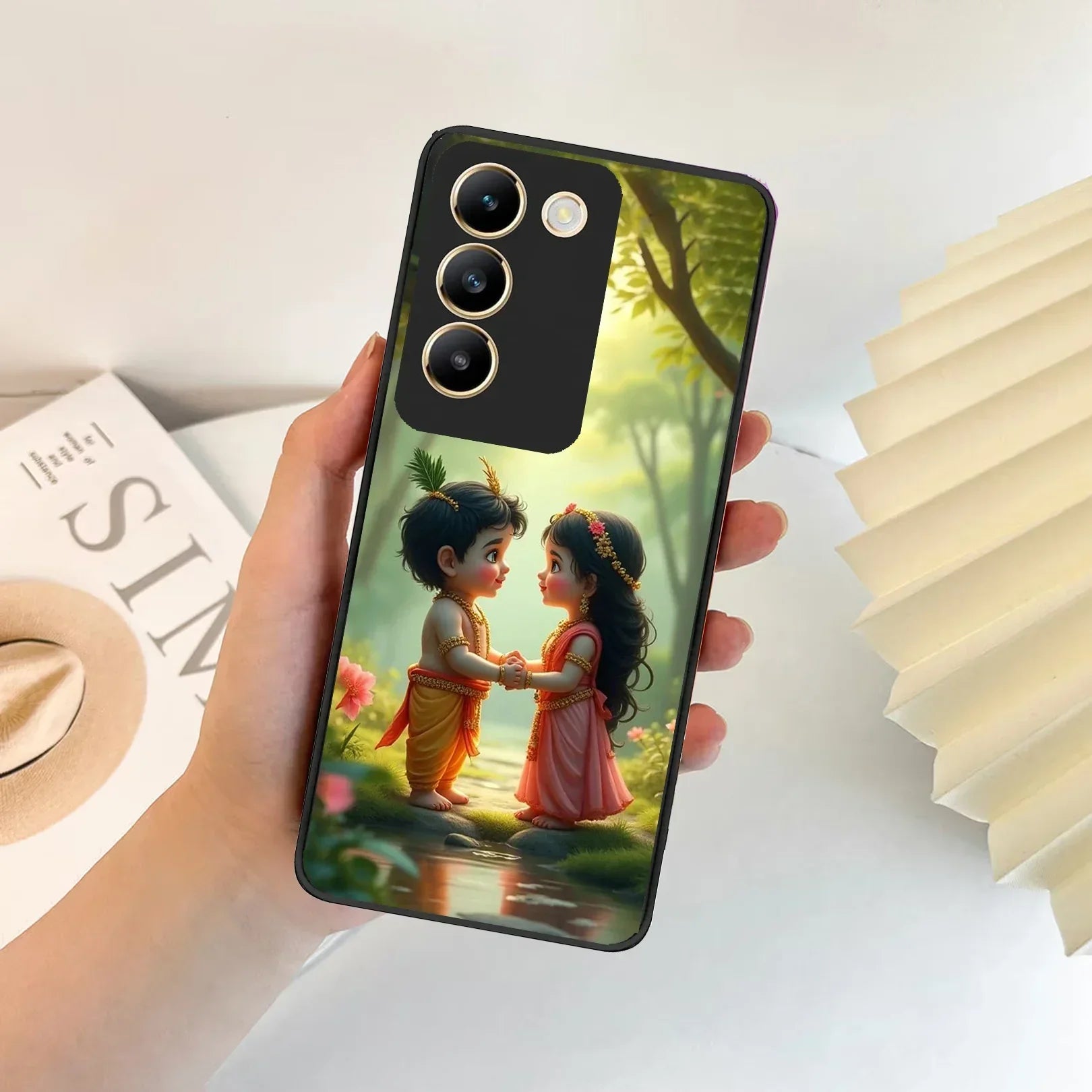 Heavenly Bond Glossy Metal Case Cover For Vivo - ShopOnCliQ