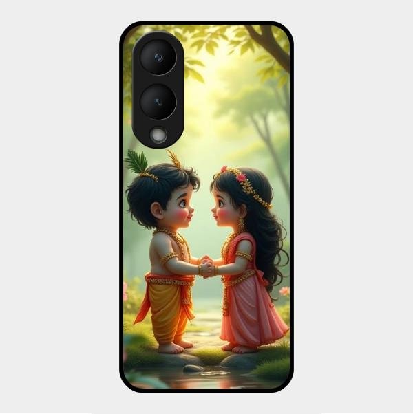 heavenly bond glossy metal case cover for Vivo Y28 5G