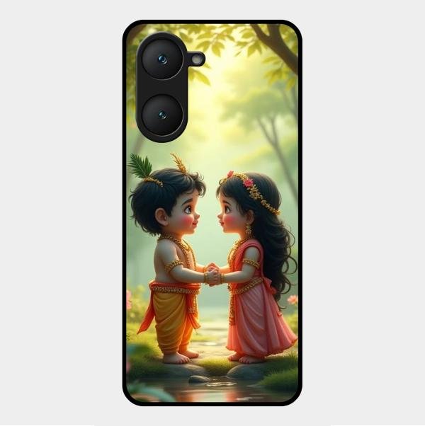 heavenly bond glossy metal case cover for Vivo Y28E 5G
