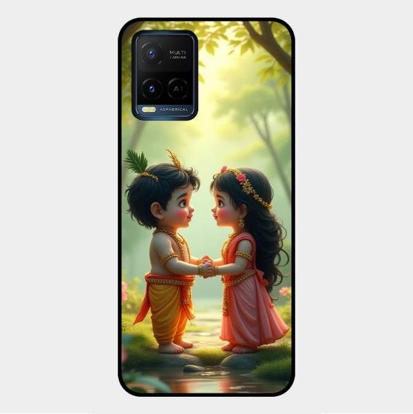 heavenly bond glossy metal case cover for Vivo Y33T