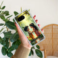 Heavenly Bond Transparent Silicon Case For Google Pixel 8 5G
