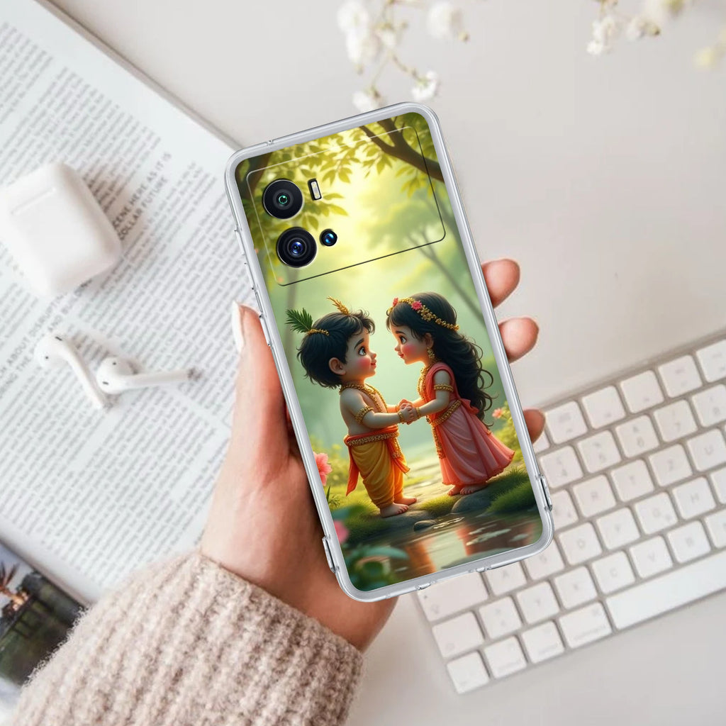 Heavenly Bond Transparent Silicon Case For iQOO Neo 7 Pro 5G
