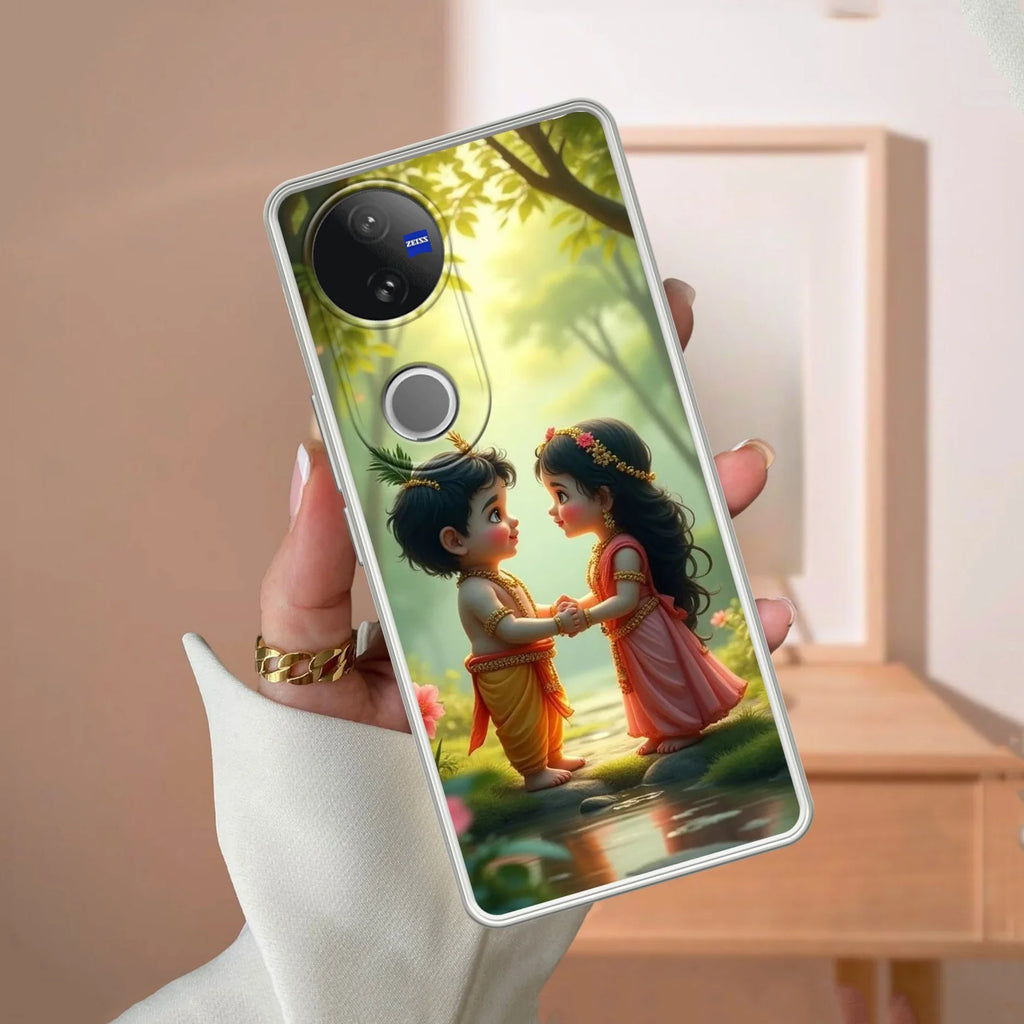 Heavenly Bond Transparent Silicon Case For iQOO Z10R 5G
