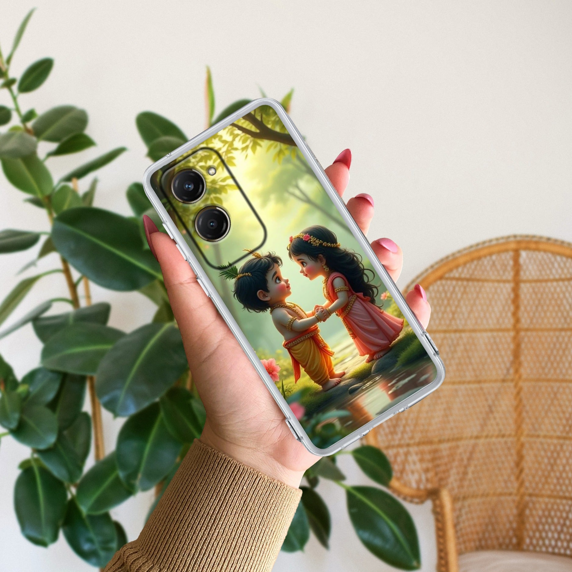 Heavenly Bond Transparent Silicon Case For Vivo X90 Pro Plus 5G