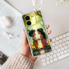 Heavenly Bond Transparent Silicon Case For iQOO Z9x 5G