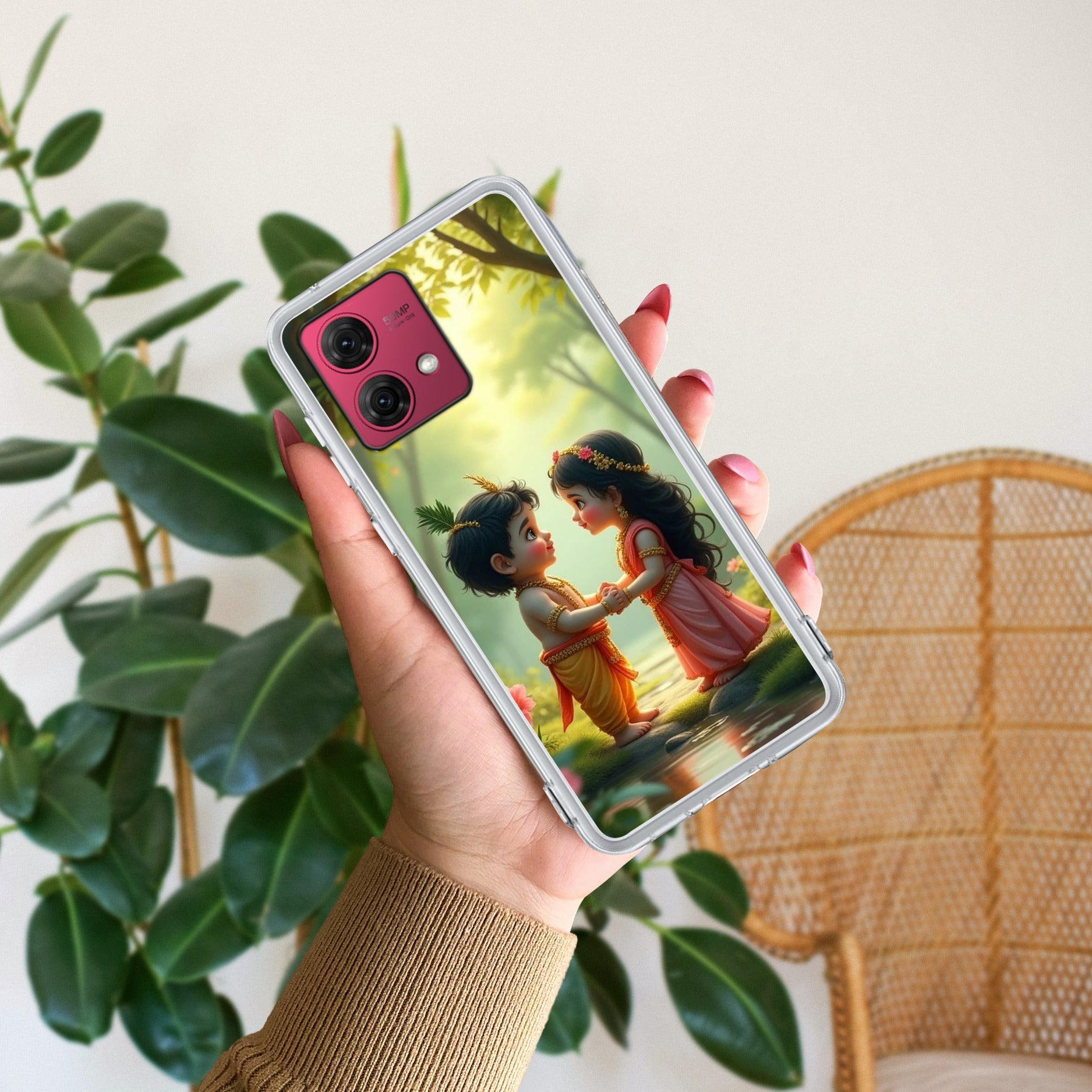 Heavenly Bond Anti Yellow Case For Motorola G84 5G