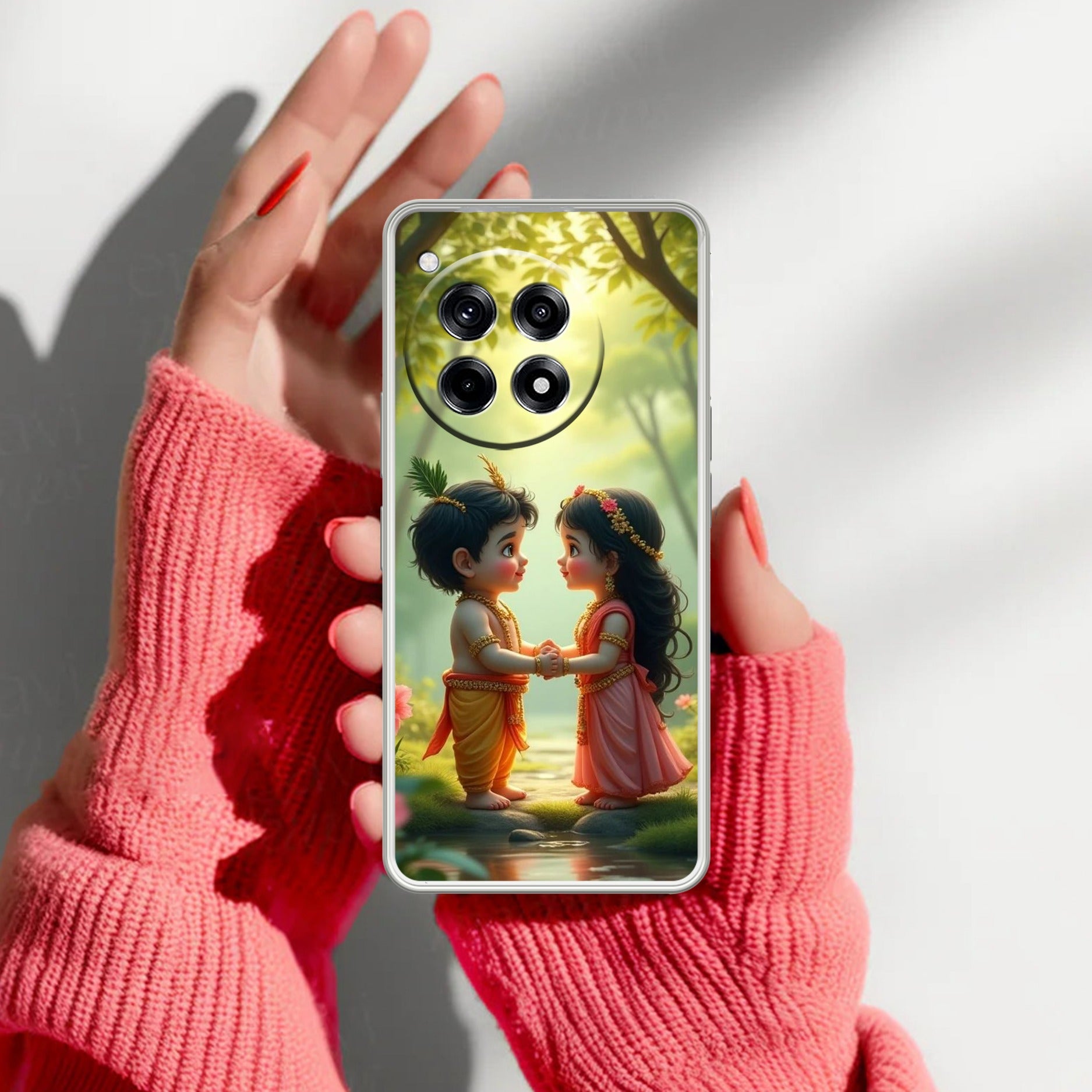 Heavenly Bond Transparent Silicon Case For OnePlus