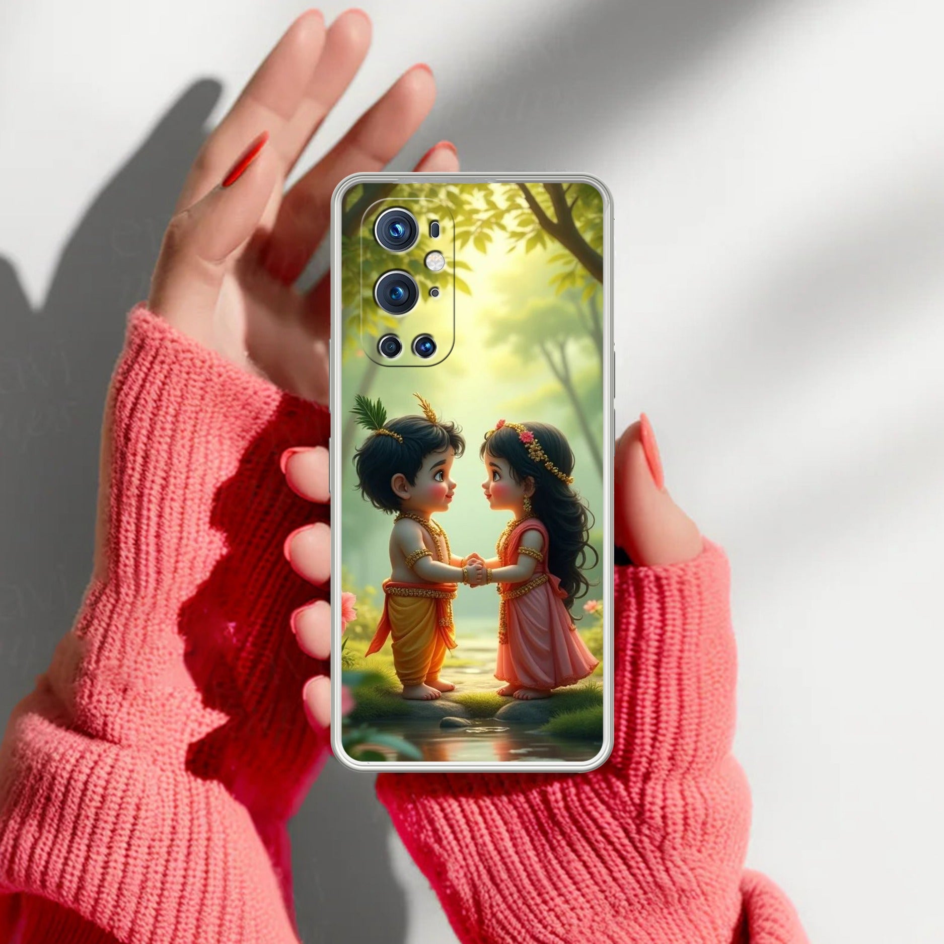 Heavenly Bond Transparent Silicon Case For OnePlus