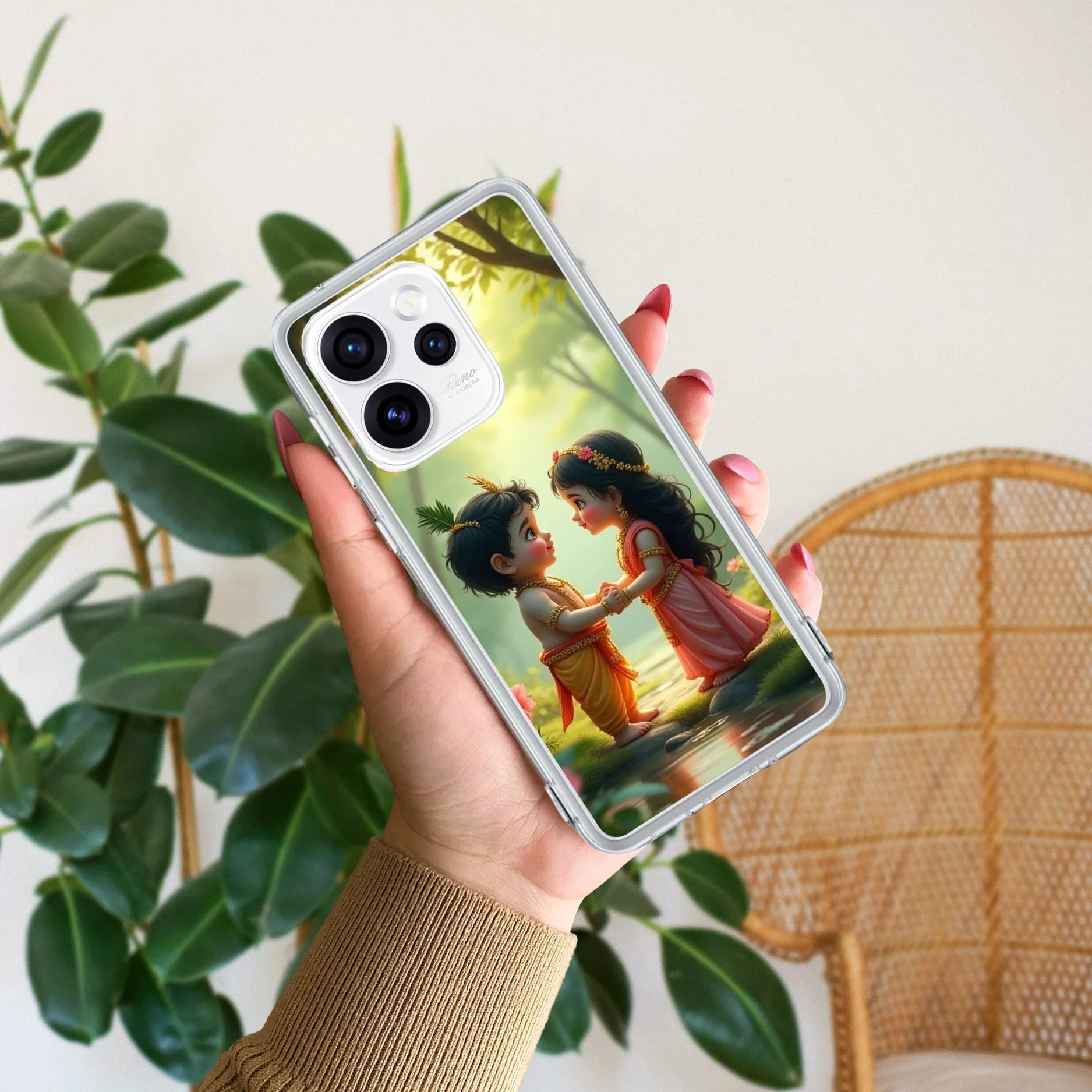 Heavenly Bond Transparent Silicon Case For Oppo Reno15 Pro 5G