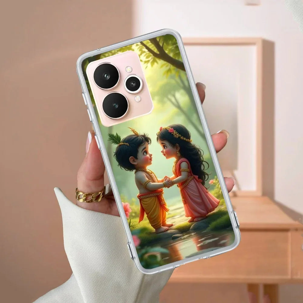 Heavenly Bond Transparent Silicon Case For Realme Narzo N65 5G