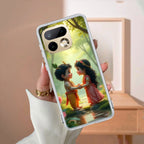 Heavenly Bond Transparent Silicon Case For Realme 10 Pro+ 5G
