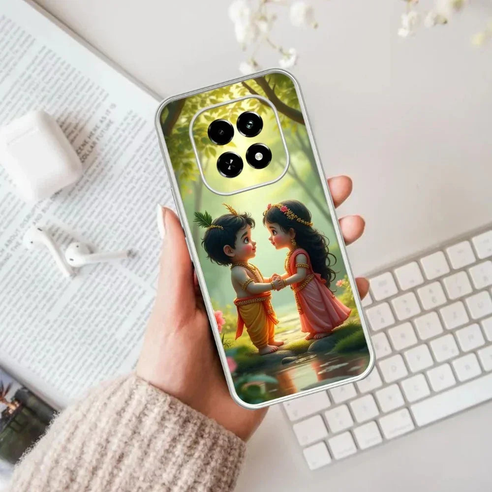 Heavenly Bond Transparent Silicon Case For Realme/Narzo