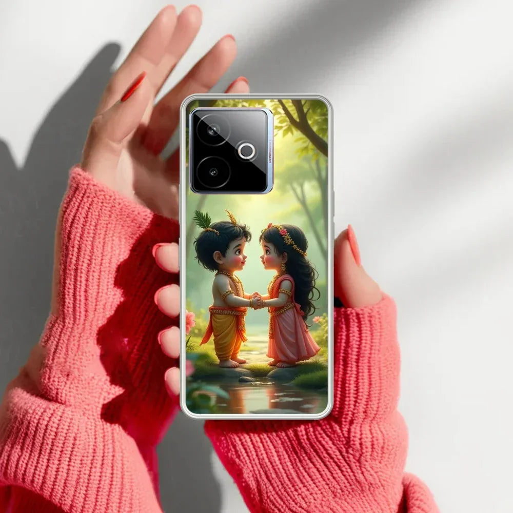 Heavenly Bond Transparent Silicon Case For Realme GT 6 5G