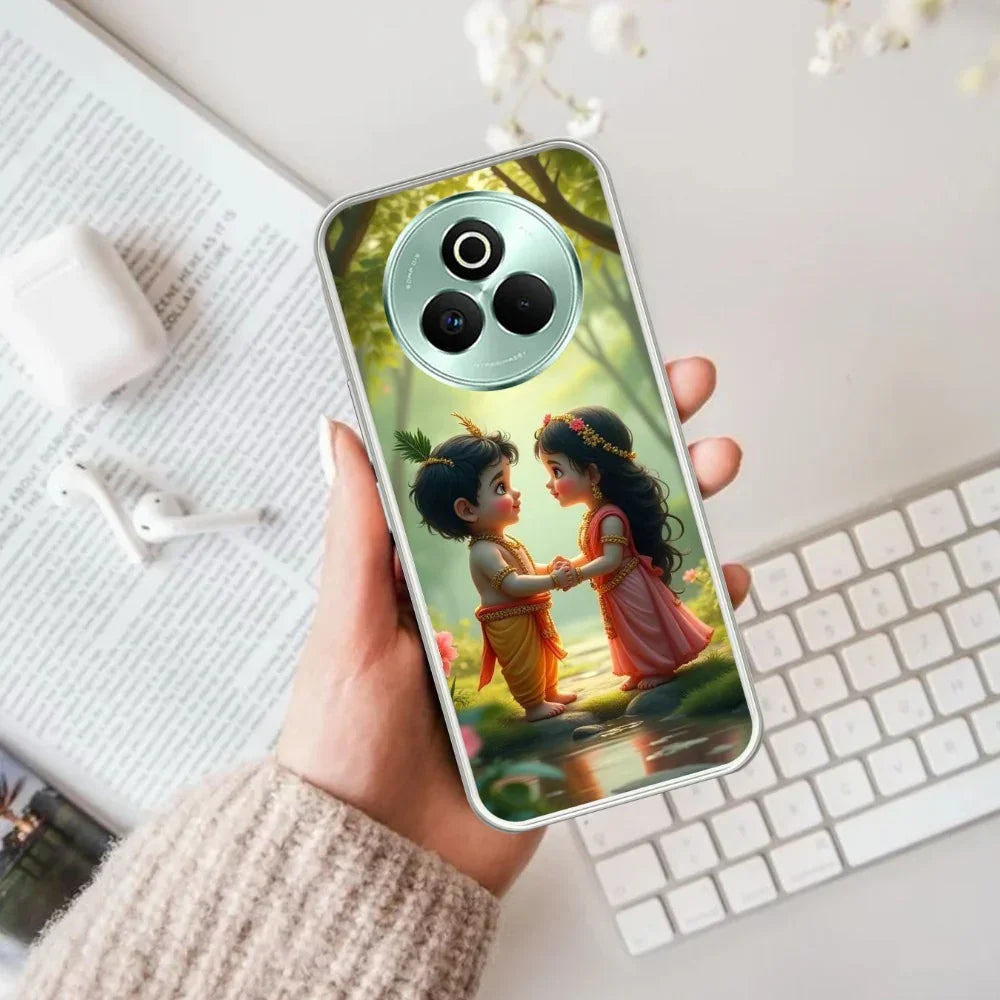 Heavenly Bond Transparent Silicon Case For Realme P3 Pro 5G