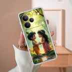 Heavenly Bond Transparent Silicon Case For Realme P3 Pro 5G