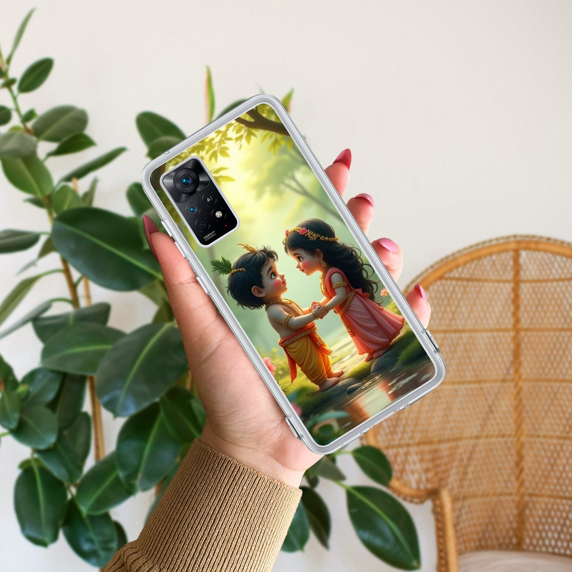 Heavenly Bond  Transparent Silicon Case For Redmi Note 11