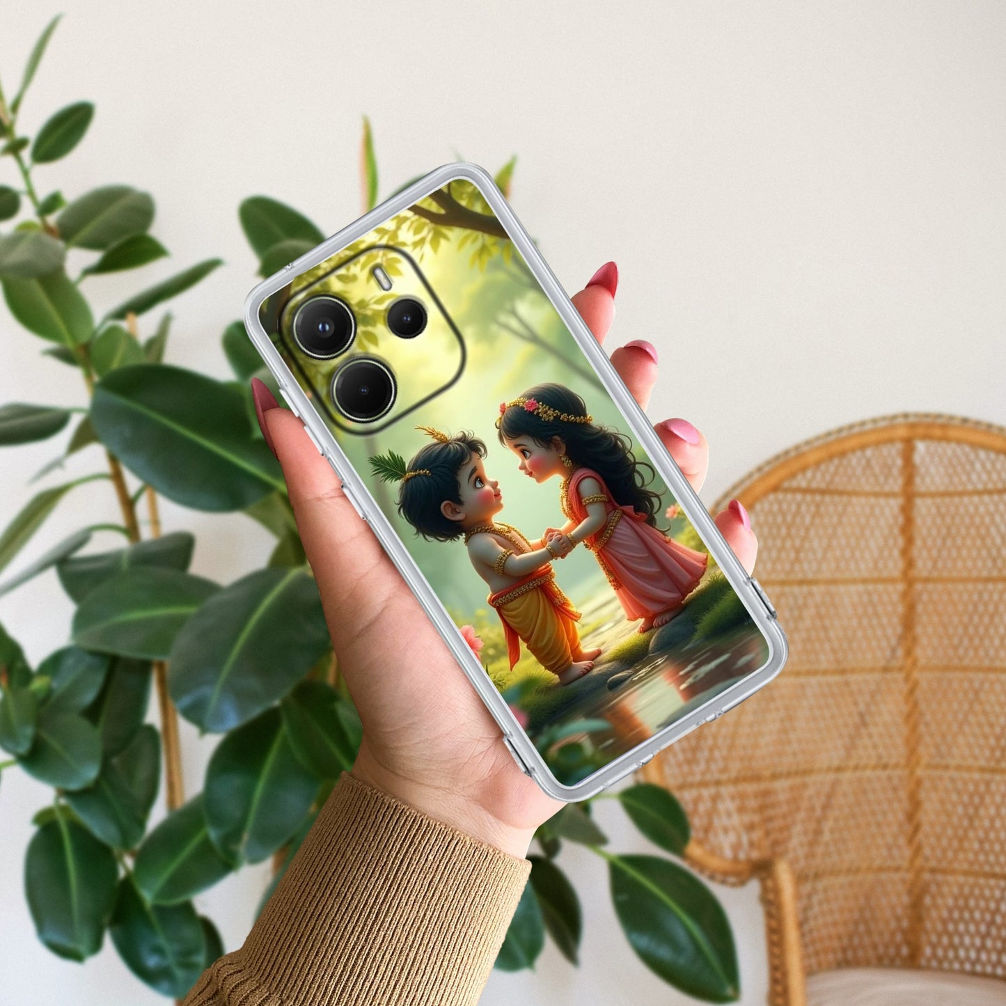 Heavenly Bond  Transparent Silicon Case For Redmi/Xiaomi