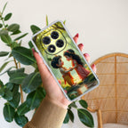 Heavenly Bond  Transparent Silicon Case For Redmi Note 14 Pro 5G