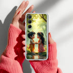 Heavenly Bond Transparent Silicon Case For Samsung Galaxy A56 5G