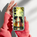 Heavenly Bond Transparent Silicon Case For Samsung Galaxy M13