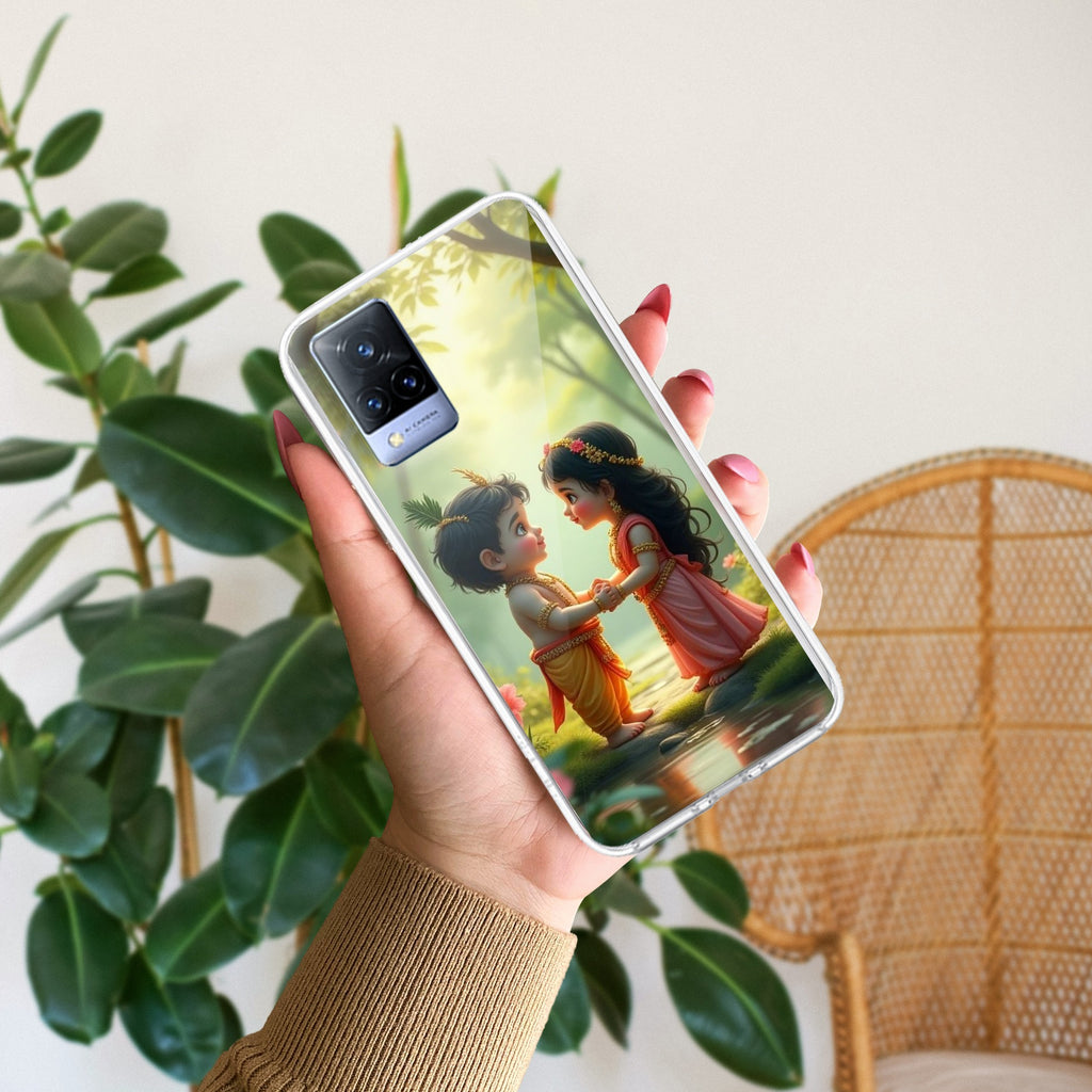 Heavenly Bond Transparent Silicon Case For Vivo V21 5G