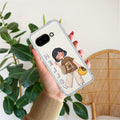 Hello Honey Transparent Silicon Case For Google Pixel 9a 5G