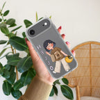 Hello Honey Transparent Silicon Case For iPhone 13 Mini