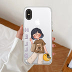 Hello Honey Anti Yellow Clear Case For iPhone XR
