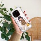 Hello Honey Transparent Silicon Case For iQOO 12 5G