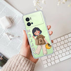 Hello Honey Transparent Silicon Case For iQOO Neo 7 Pro 5G