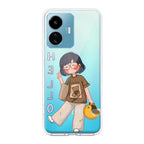Hello Honey Transparent Silicon Case For iQOO Z6 Lite 5G