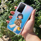 Hello Honey Transparent Silicon Case For iQOO Z7s 5G