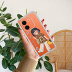 Hello Honey Transparent Silicon Case For Vivo T2x 5G
