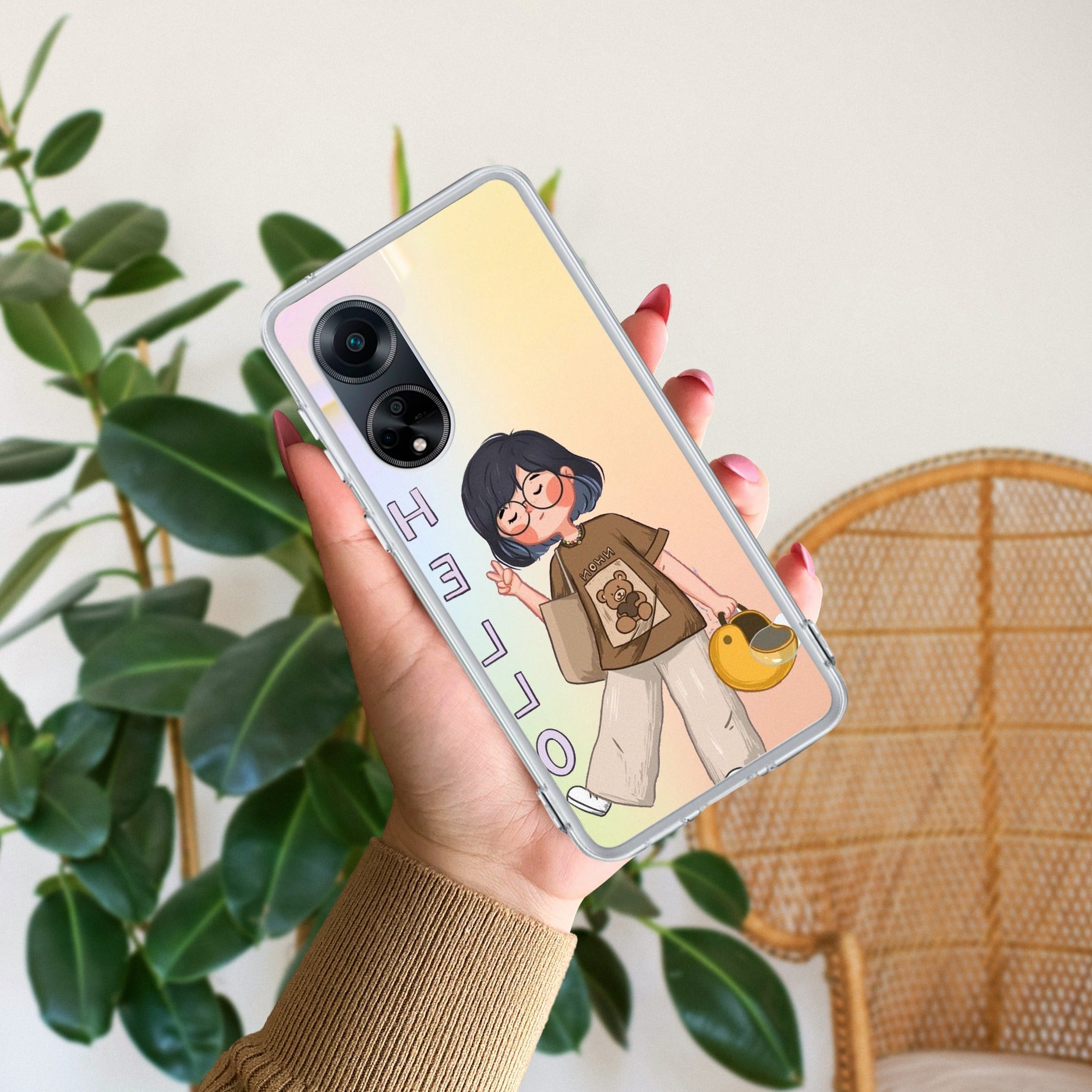 Hello Honey Anti Yellow Case For Oppo F23 5G