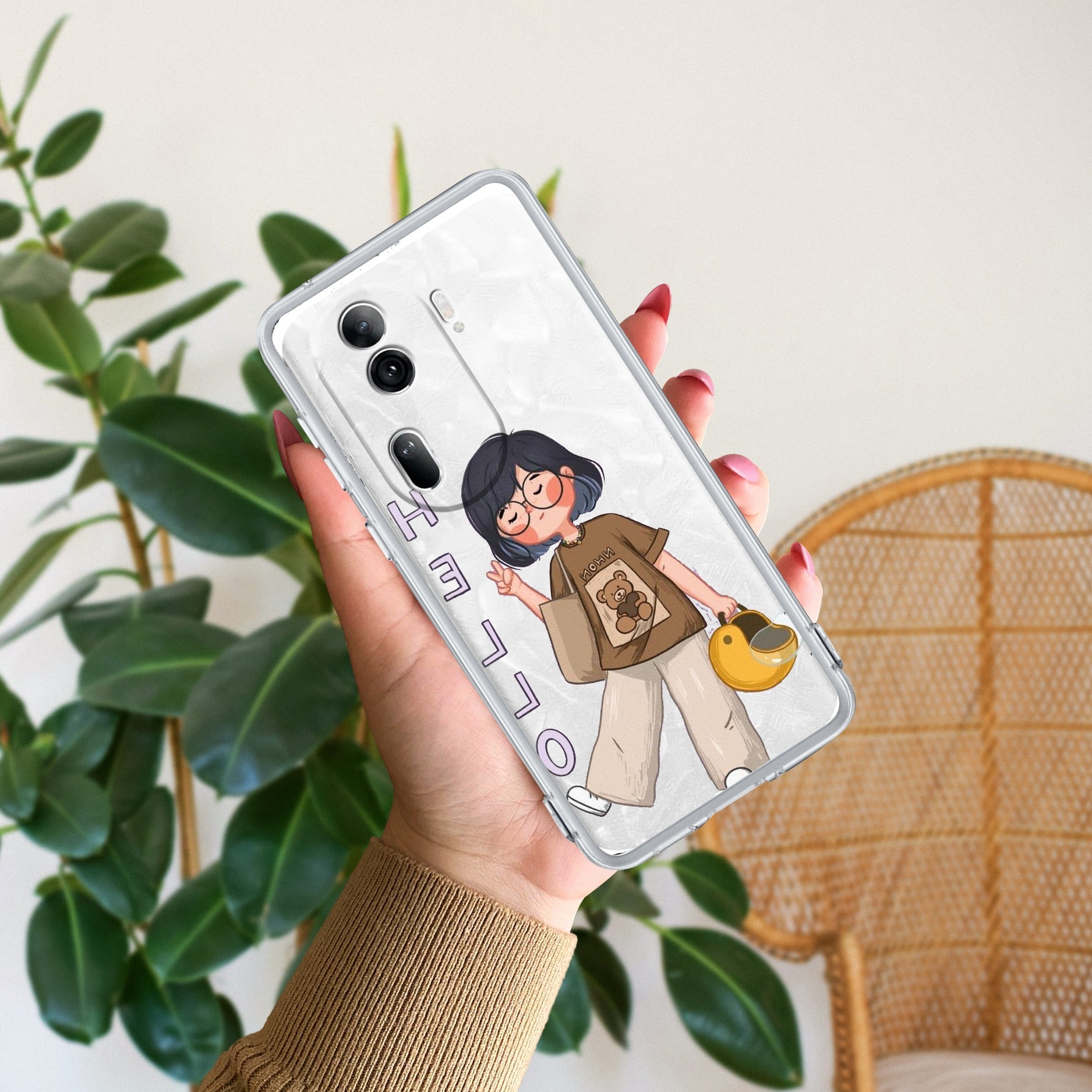 Hello Honey Anti Yellow Case For Oppo Reno 11 Pro 5G