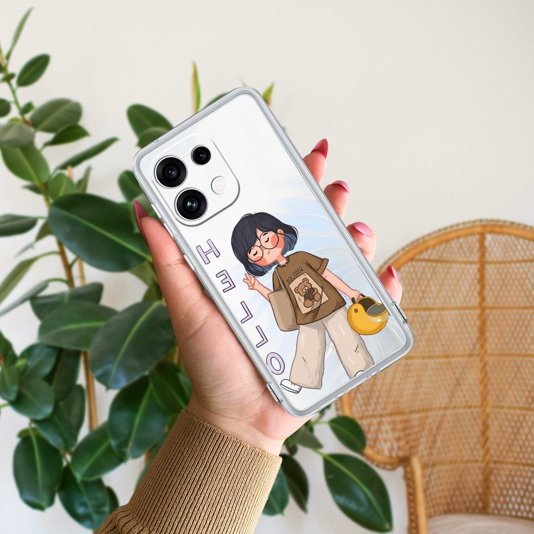 Hello Honey Anti Yellow Case For Oppo Reno 16C 5G