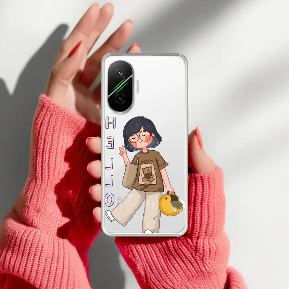 Hello Honey Transparent Silicon Case For Poco - ShopOnCliQ