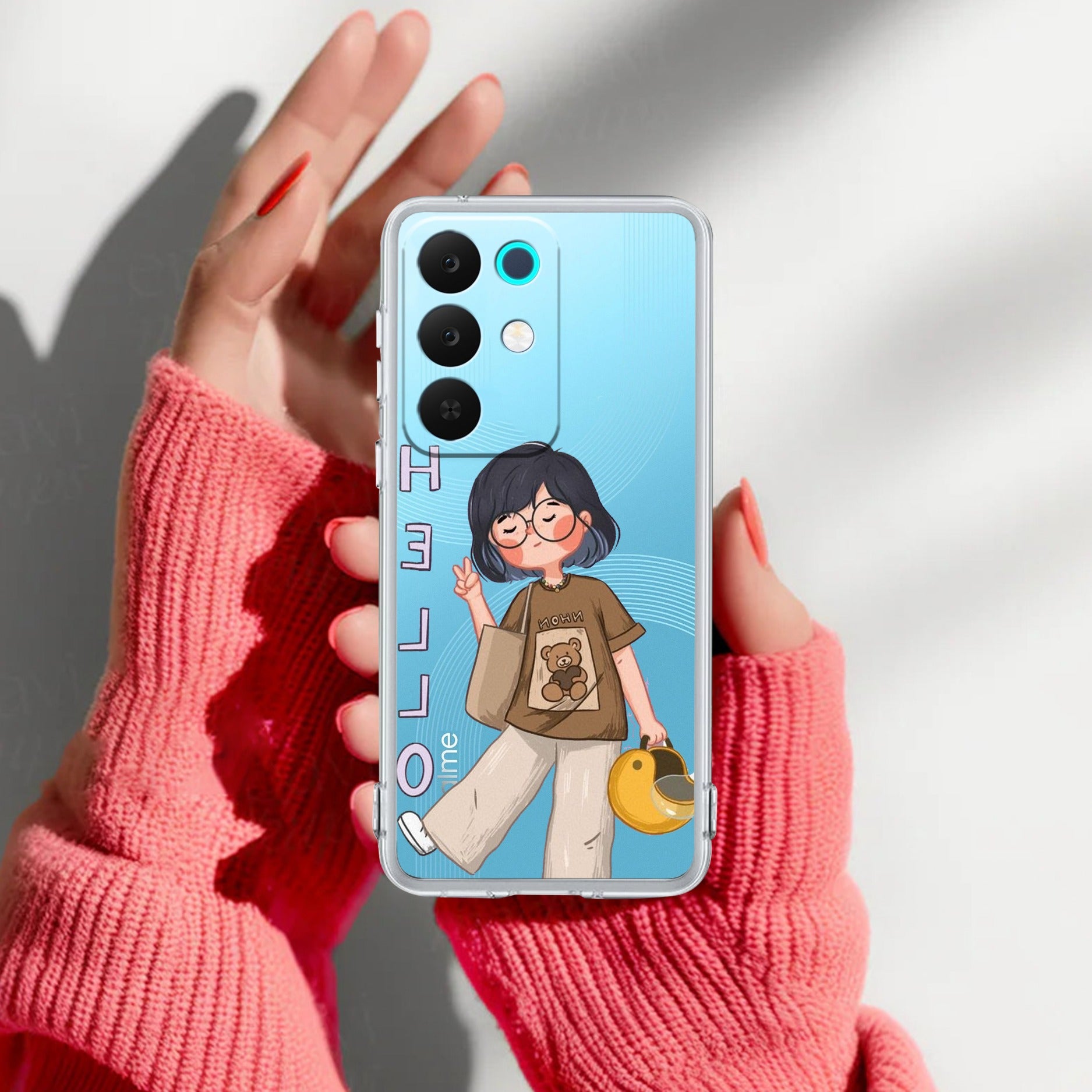 Hello Honey Anti Yelllow Case For Realme 15X 5G