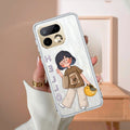 Hello Honey Transparent Silicon Case For Realme 13 Pro Plus 5G