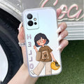 Hello Honey Transparent Silicon Case For Vivo T1 5G