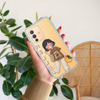 Hello Honey Transparent Silicon Case For Vivo V23 5G