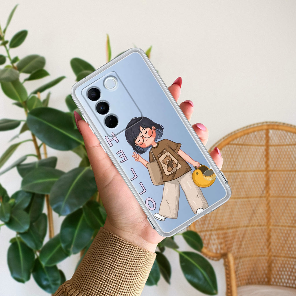 Hello Honey Anti Yellow Case For Vivo V27 Pro 5G