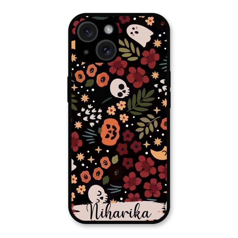 Hellowean Customize Glass Case Cover For iPhone 15