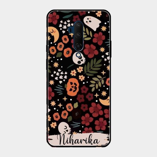 Hellowean Customize Glass Case Cover For Oneplus 7T Pro
