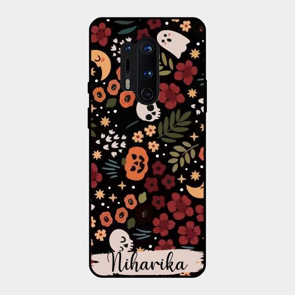 Hellowean Customize Glass Case Cover For Oneplus 8 Pro
