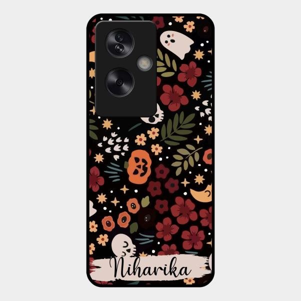 Hellowean Customize Glass Case Cover For Oppo A79 5G